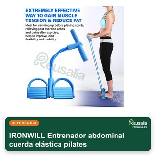 Entrenador abdominal cuerda elástica pilates