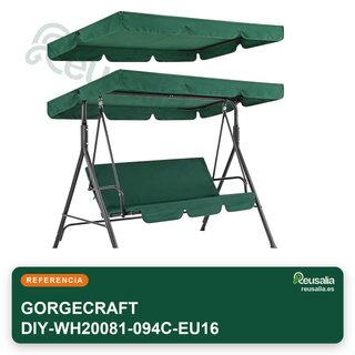 GORGECRAFT cubierta toldo columpio jardín