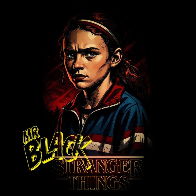 Camiseta Exclusiva Stranger Things Max - cómic