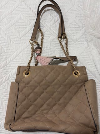 Bolso Parfois Beige y Rosa