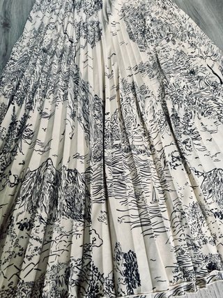 Gonna lunga H&M plissettata fantasia