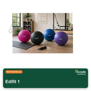 Pelota Pilates Edifit 55-75cm con hinchador
