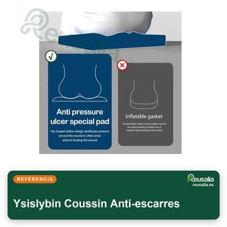 Cojín ortopédico antiescaras espuma viscoelástica