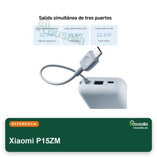 Xiaomi Power Bank 10000mAh carga rápida