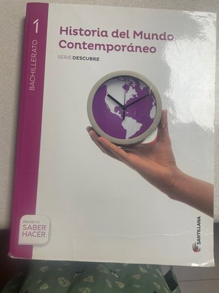 Historia del mundo contemporáneo, 1 bachillerato