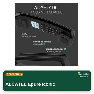 Alcatel Epure Iconic teléfono inalámbrico vintage
