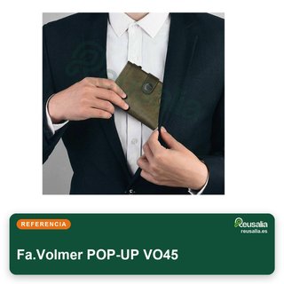 Fa.Volmer POP-UP VO45 tarjetero piel RFID