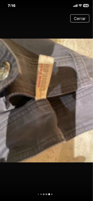 Pantalones Vero Moda T/36 Gris
