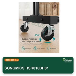 SONGMICS perchero móvil con ruedas HSR016BH01