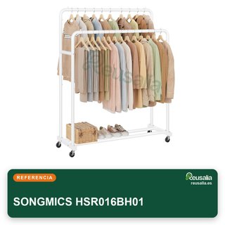 SONGMICS perchero móvil con ruedas HSR016BH01