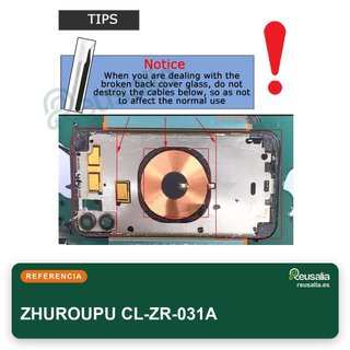 Kit riparazione vetro posteriore iPhone con adesivo