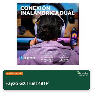 Fayzo GXTrust 491P Auriculares gaming inalámbricos