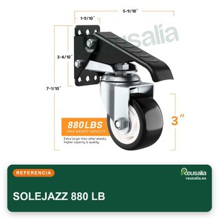 Ruedas para banco de trabajo SOLEJAZZ