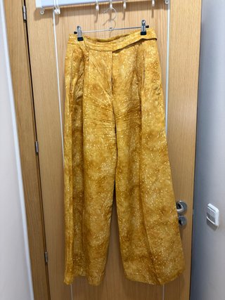 Pantalón estampado ZW Collection Zara Talla M