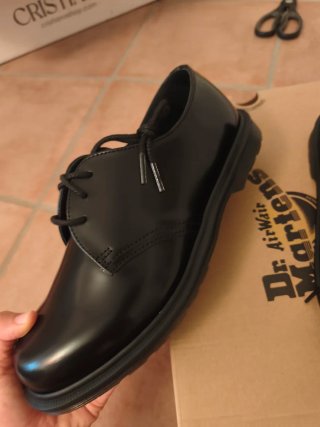 Dr. Martens stringate nere uomo/donna tg 41