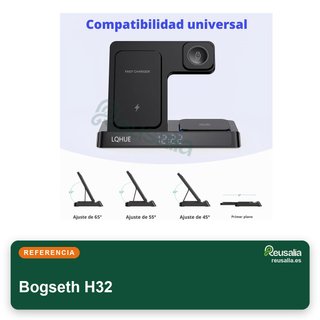 Cargador inalámbrico 4 en 1 para iPhone y Watch