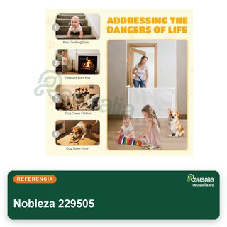 Nobleza barrera seguridad bebé extensible 0-180cm