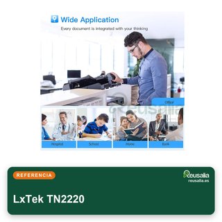 LxTek tóner compatible TN2220 negro Brother