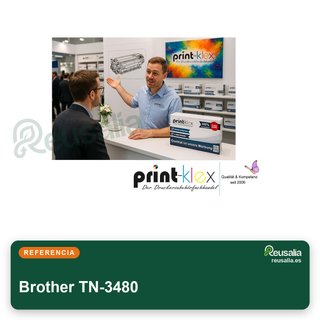 3 Cartuchos tóner compatibles Brother TN-3480