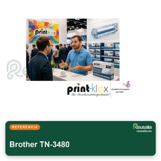 3 Cartuchos tóner compatibles Brother TN-3480
