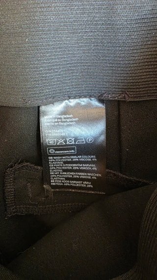 Pantaloni H&M neri eleganti aderenti donna
