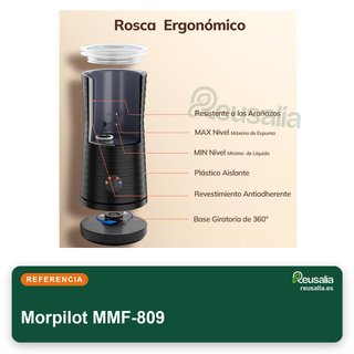 Morpilot espumador leche eléctrico 4 en 1