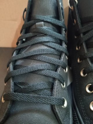 Converse Piel CTAS Hi Talla 45 Negra