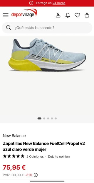 Zapatillas New Balance FuelCell Propel v2 Azul