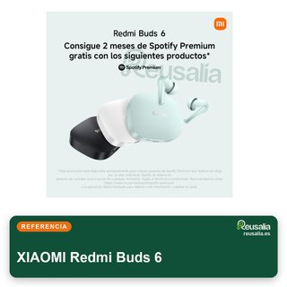 XIAOMI Redmi Buds 6 auriculares Bluetooth 42h