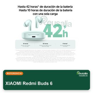 XIAOMI Redmi Buds 6 auriculares Bluetooth 42h