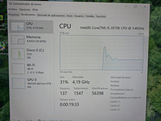 Lote piezas PC Intel Core i5-3570K. GTX 780.