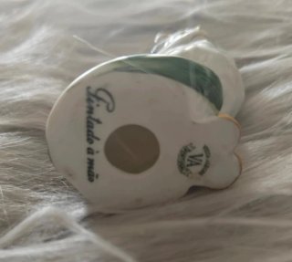 Gato Porcelana Vista Alegre Pintado à Mão