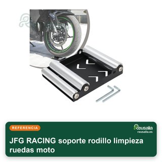 JFG RACING soporte rodillo limpieza ruedas moto