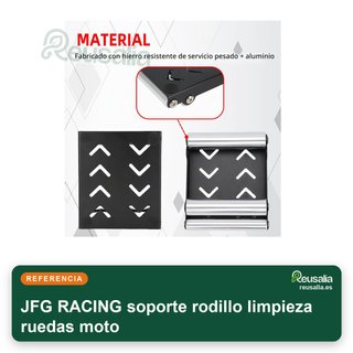 JFG RACING soporte rodillo limpieza ruedas moto