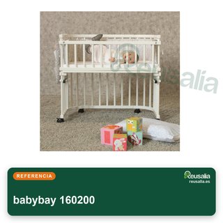 babybay barrera madera natural segura flexible