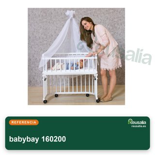 babybay barrera madera natural segura flexible