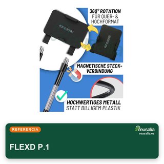 FLEXD-X soporte móvil trípode flexible aluminio