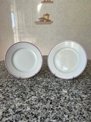 Platos Vintage China Sarreguemines | Porcelana