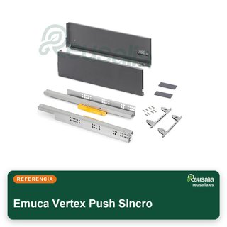 Emuca Cajones extraibles cocina Vertex Push