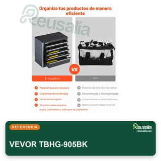 VEVOR caja herramientas metal 5 cajones