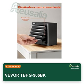 VEVOR caja herramientas metal 5 cajones