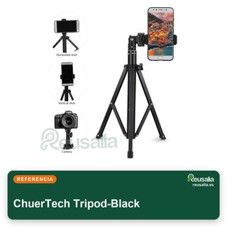 Trípode móvil extensible aluminio 130cm selfie