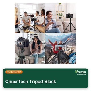 Trípode móvil extensible aluminio 130cm selfie