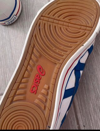Zapatillas ASICS Blancas y Azules