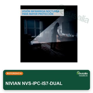 NIVIAN cámara vigilancia interior WiFi 2K