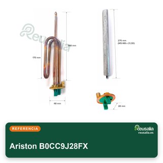 Ariston kit reparación termo