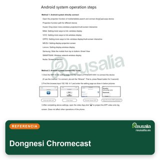 Chromecast Google adaptador inalámbrico HDMI 1080p