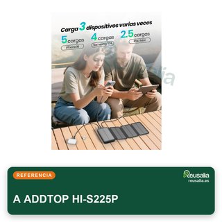 Caricatore solare portatile ADDTOP 20000mAh