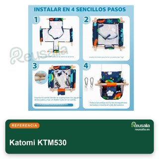 Katomi columpio madera bebé dinosaurios