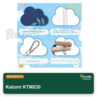 Katomi columpio madera bebé dinosaurios